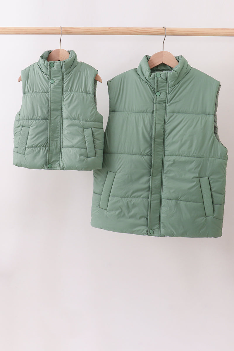Sage mom&me puffer vest – Abby & Evie