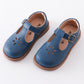 Blue vintage appleseed mary jane shoes