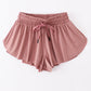 Mauve woman sports shorts