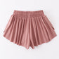 Mauve woman sports shorts