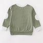 Green train pumpkin applique boy top