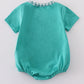 Green fish embroidery bubble