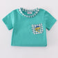 Green fish embroidery bubble