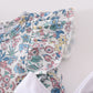 Vintage meadow print bow bubble