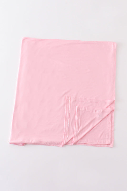 Blush baby bamboo swaddle blanket