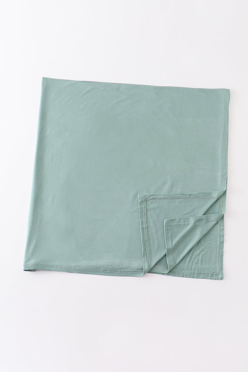 Sage baby bamboo swaddle blanket