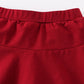 Maroon basic skort