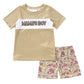 Camouflage print MAMA'BOY shorts set