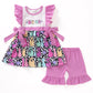 Pink BIG SIS leopard girl set