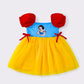 Yellow princess tulle dress