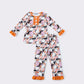 Halloween ghost girl pajamas set