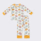 Mustard pumpkin boy pajamas set