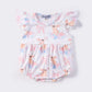 Pink bunny print girl bubble