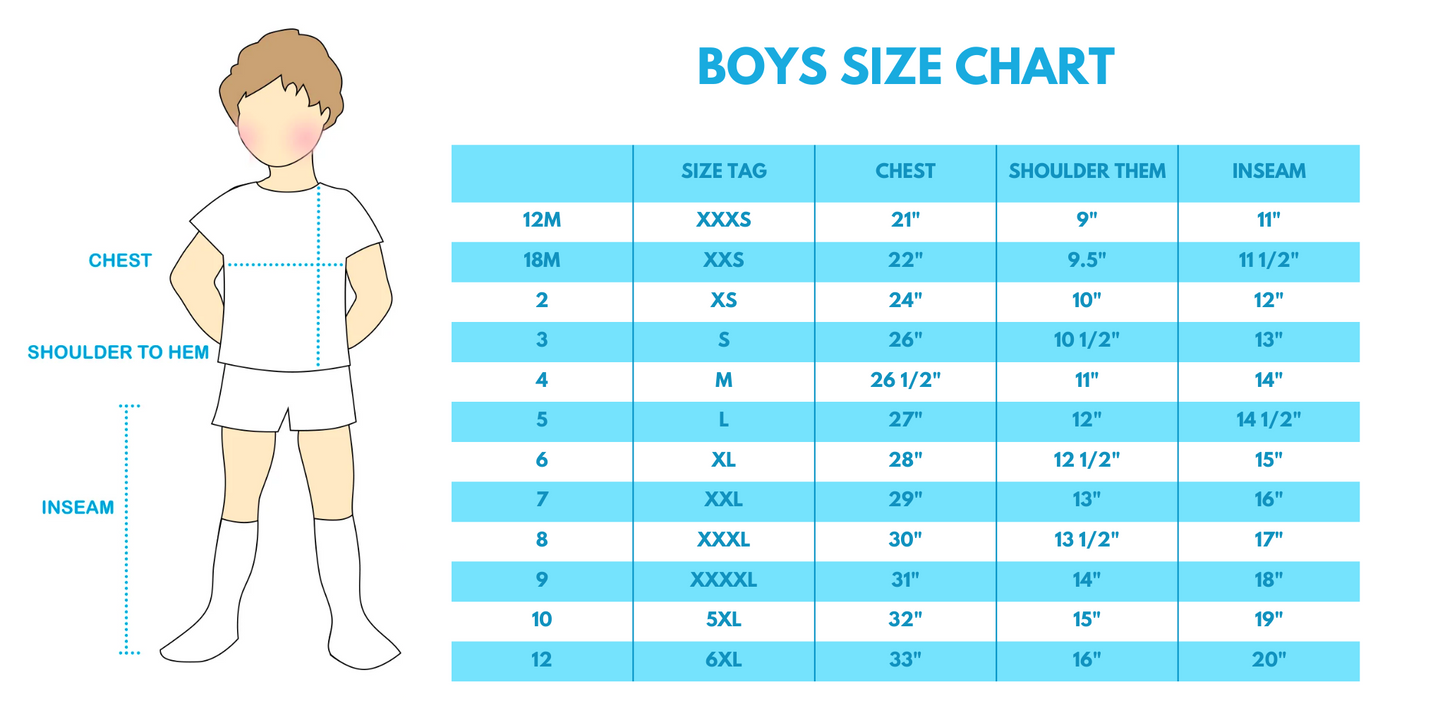 Red character applique boy top