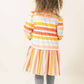 Multicolored stripe dress