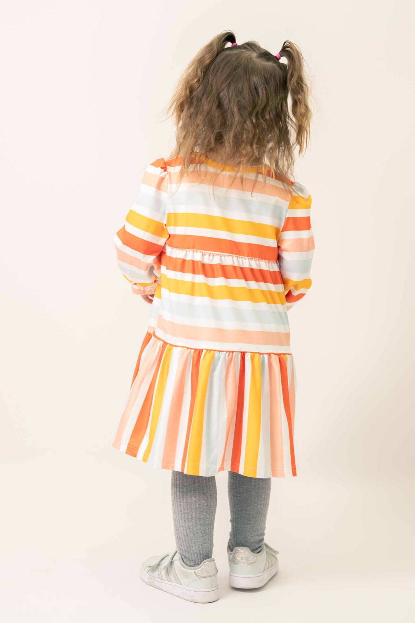 Multicolored stripe dress