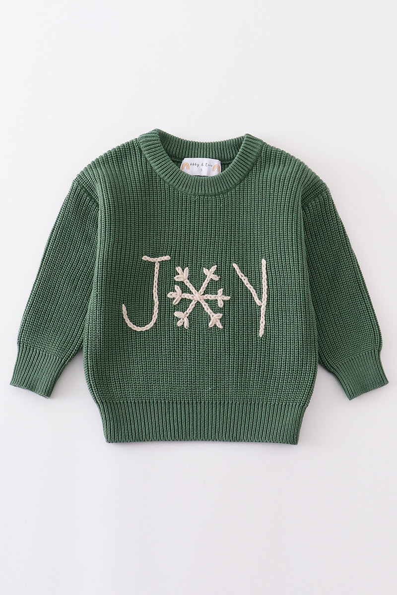 Hand made joy sweater