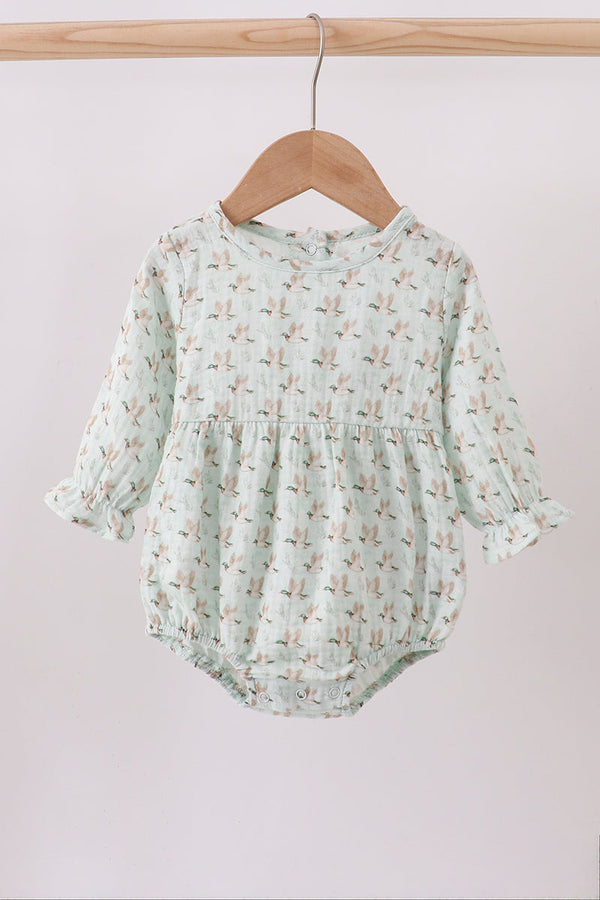 Premium duck print muslin bubble