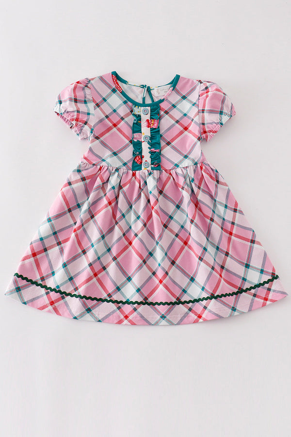 Platinum Pink plaid dress