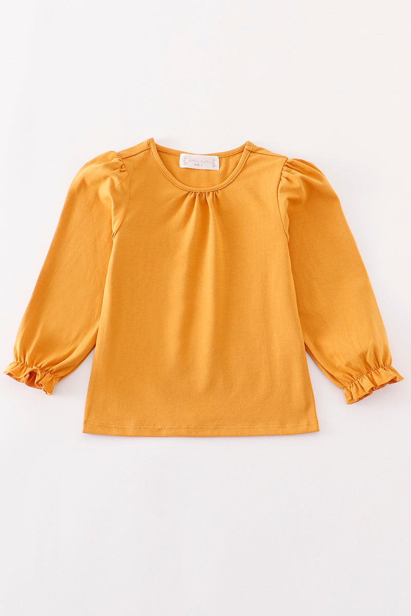 Yellow girl top