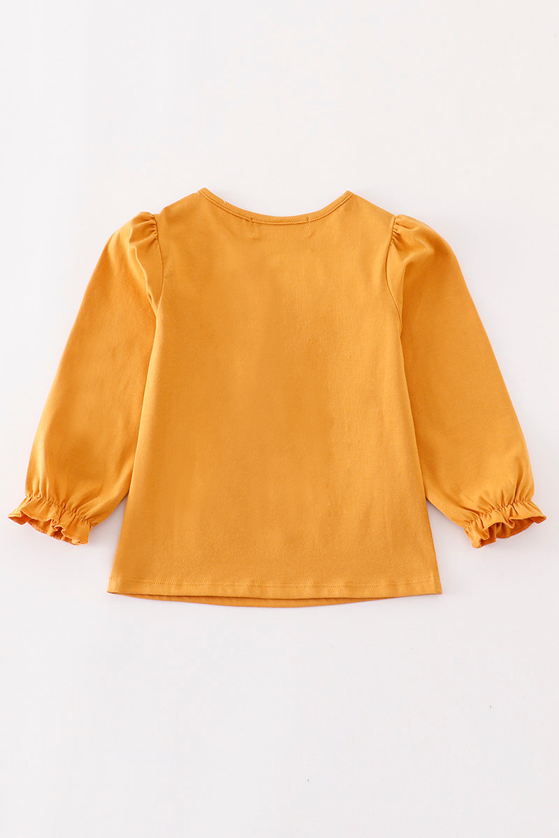 Yellow girl top