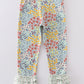 Platinum floral print ruffle girls pants