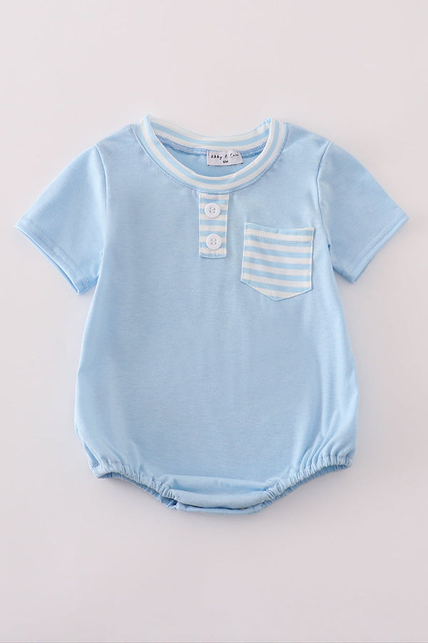 Blue stripe pocket bubble