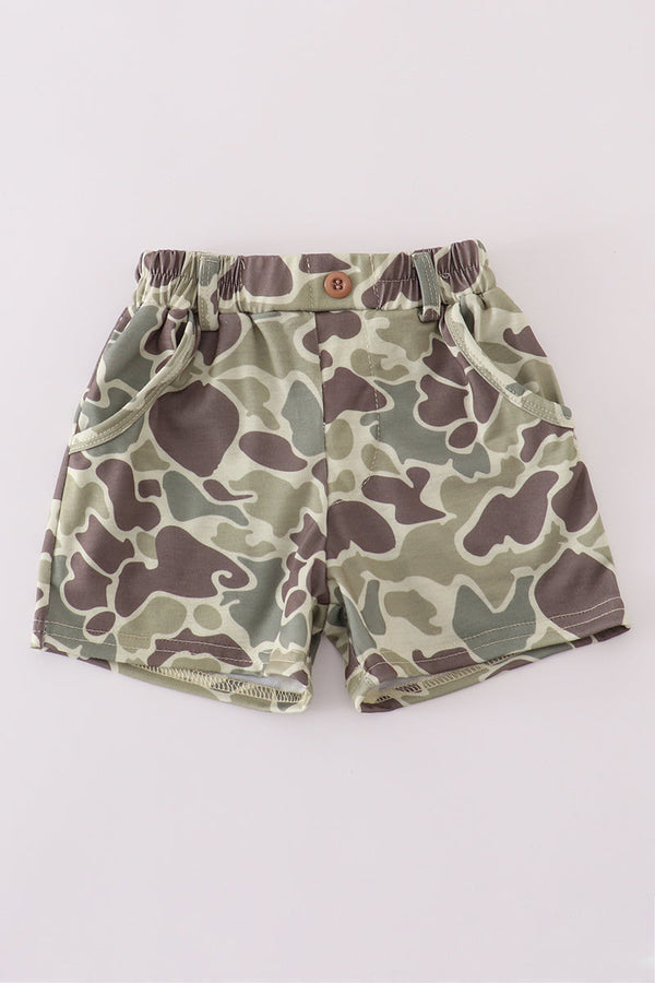 camouflage print boy shorts