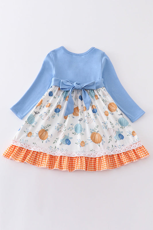 Blue pumpkin dress