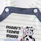 Stripe cow embroidery boy romper - SPELLING ERRORS