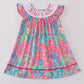 Neon reef MAMA'S embroidery dress