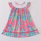 Neon reef MAMA'S embroidery dress