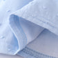 Blue swiss dot flag embroidery set
