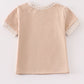 Daddy's hunting buddy embroidery boy top