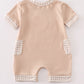 Daddy's hunting buddy embroidery boy romper