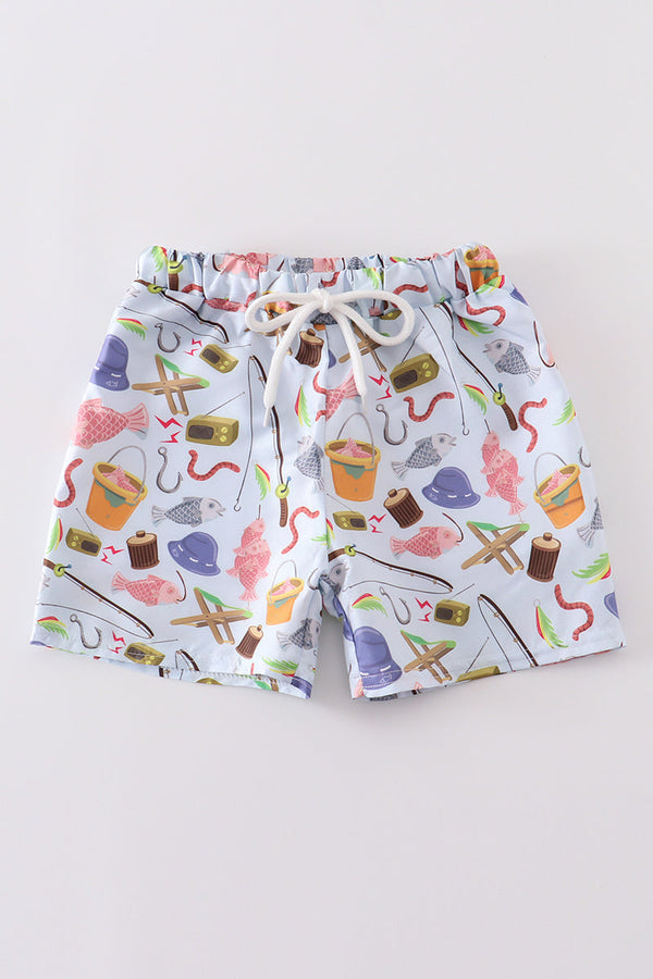 Fishing boy trunk shorts