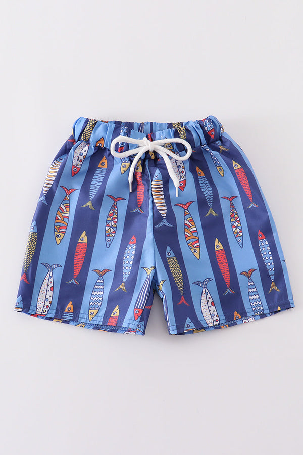 Fish boy trunk shorts