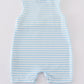 Blue stripe tractor embroidery boy jonjon