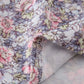 Blue floral whisper smocked girl dress
