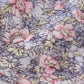 Blue floral whisper smocked girl dress