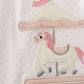 Pink carousel applique girl dress