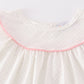 Pink carousel applique girl dress