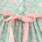 Green floral print mom&me dress