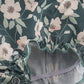 Green forest bloom print girl bubble