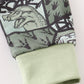 Green dinosaur boy hoodie set