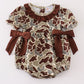 Camouflage girl ruffle bubble