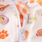 Clemson football baby boy romper