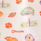 Clemson football baby girl dress