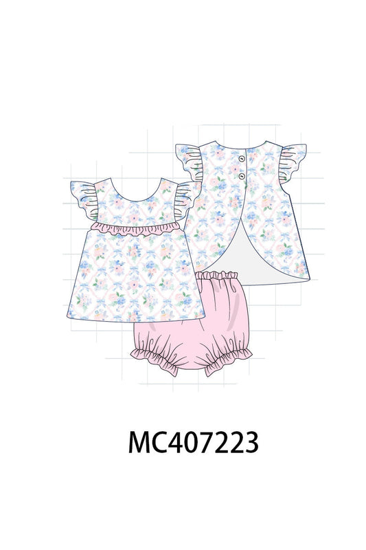 Pink Petal Dream girl bloomer set