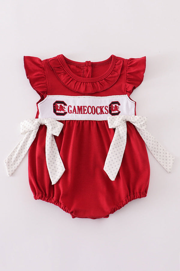 South Carolina Gamecocks embroidery ruffle bubble
